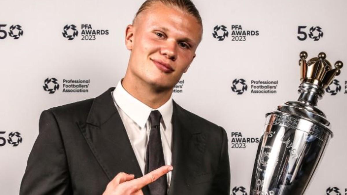 El mejor jugador de la Premier League se llama Erling Braut Haaland: Esperaba ganar este premio