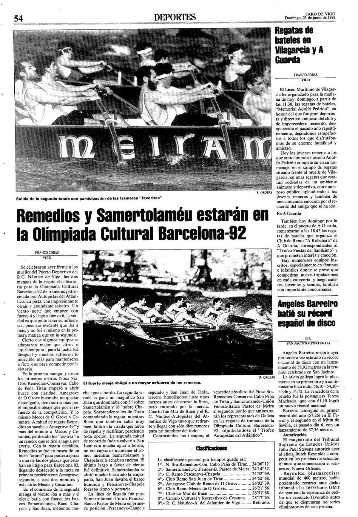 Los olímpicos de la trainera