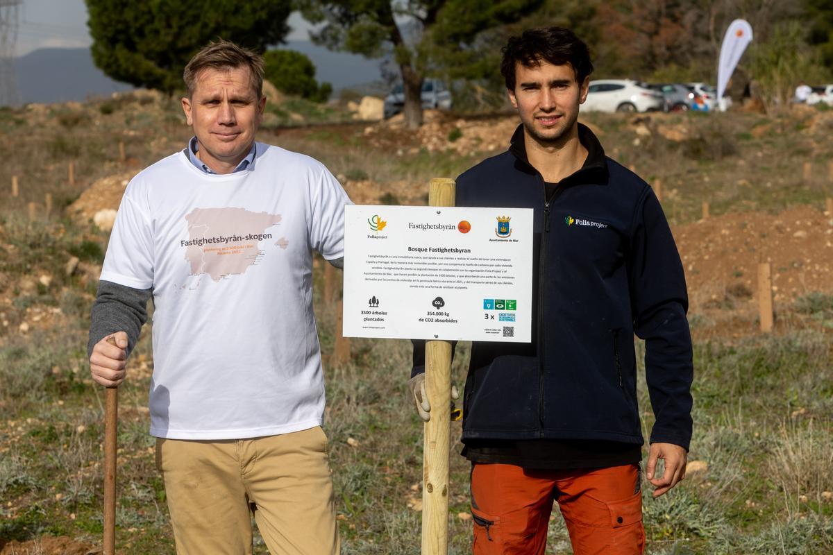 Martin Posch, responsable de Fastighetsbyrån en España y Portugal, y Luis Cardallaguet, CEO de Folia Project.