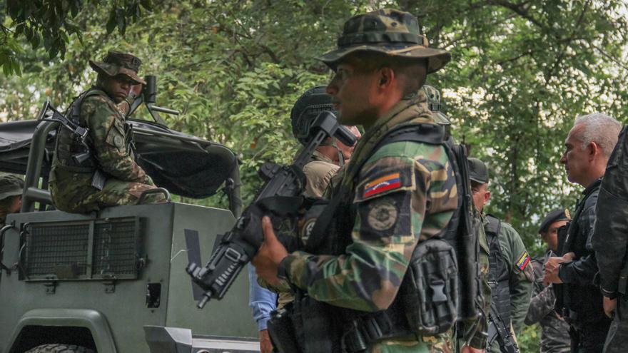 Personal militar perteneciente a la Fuerza Armada Nacional Bolivariana (FANB).