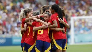 La selección española de fútbol, en los pasados Juegos de París.