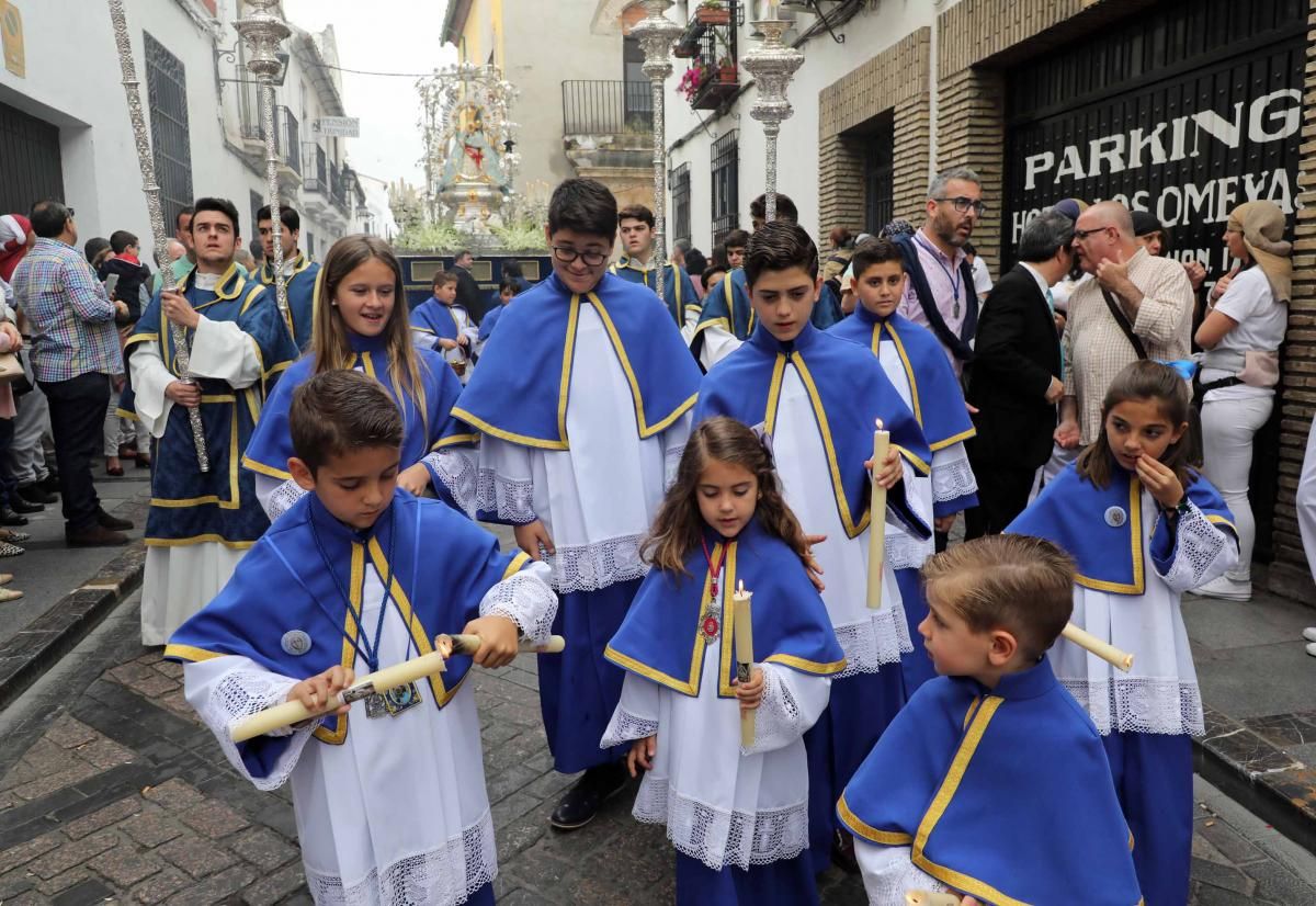 La Virgen de la Cabeza recorre las calles del casco histórico