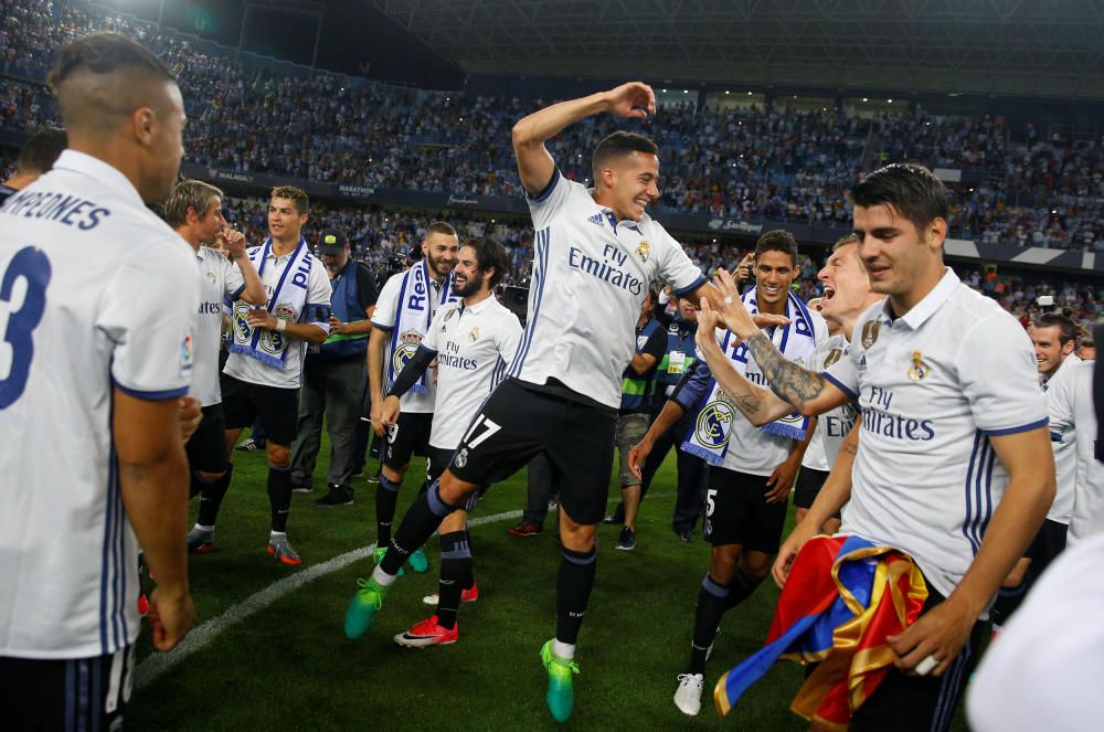 El Reial Madrid guanya la Lliga a Màlaga (0-2)