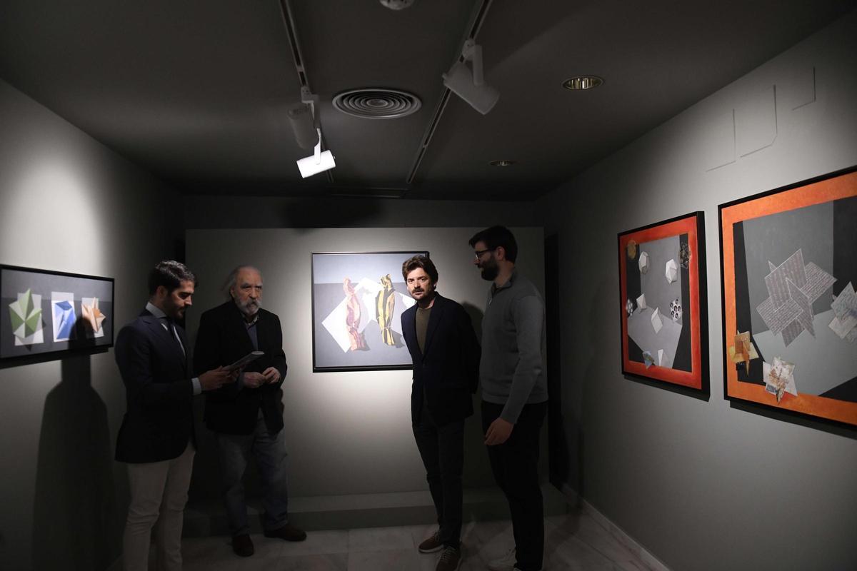 A la presentación del montaje de ‘Conversaciones’ de Chelete Monereo asistió el concejal de Cultura e Identidad, Diego Avilés.