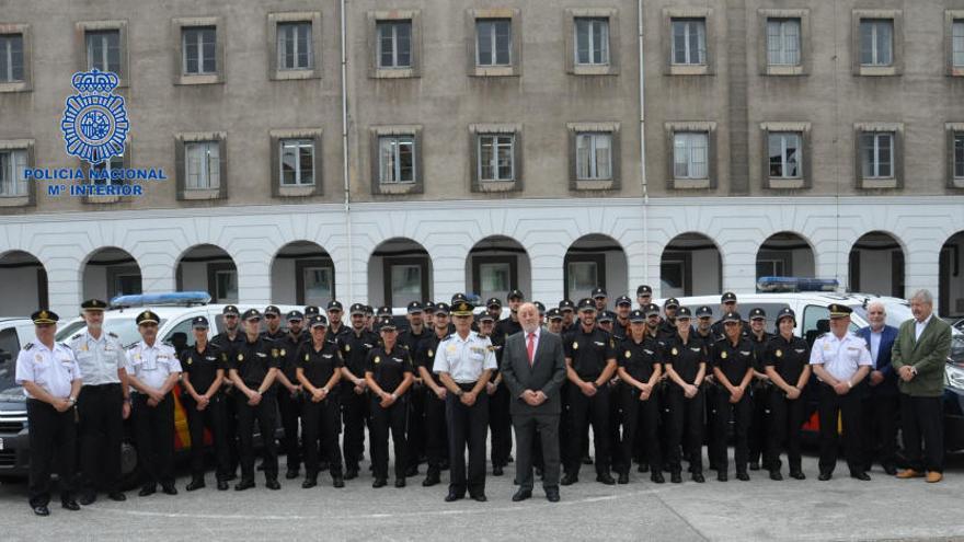 Asturias recibe a 36 nuevos policías nacionales en prácticas