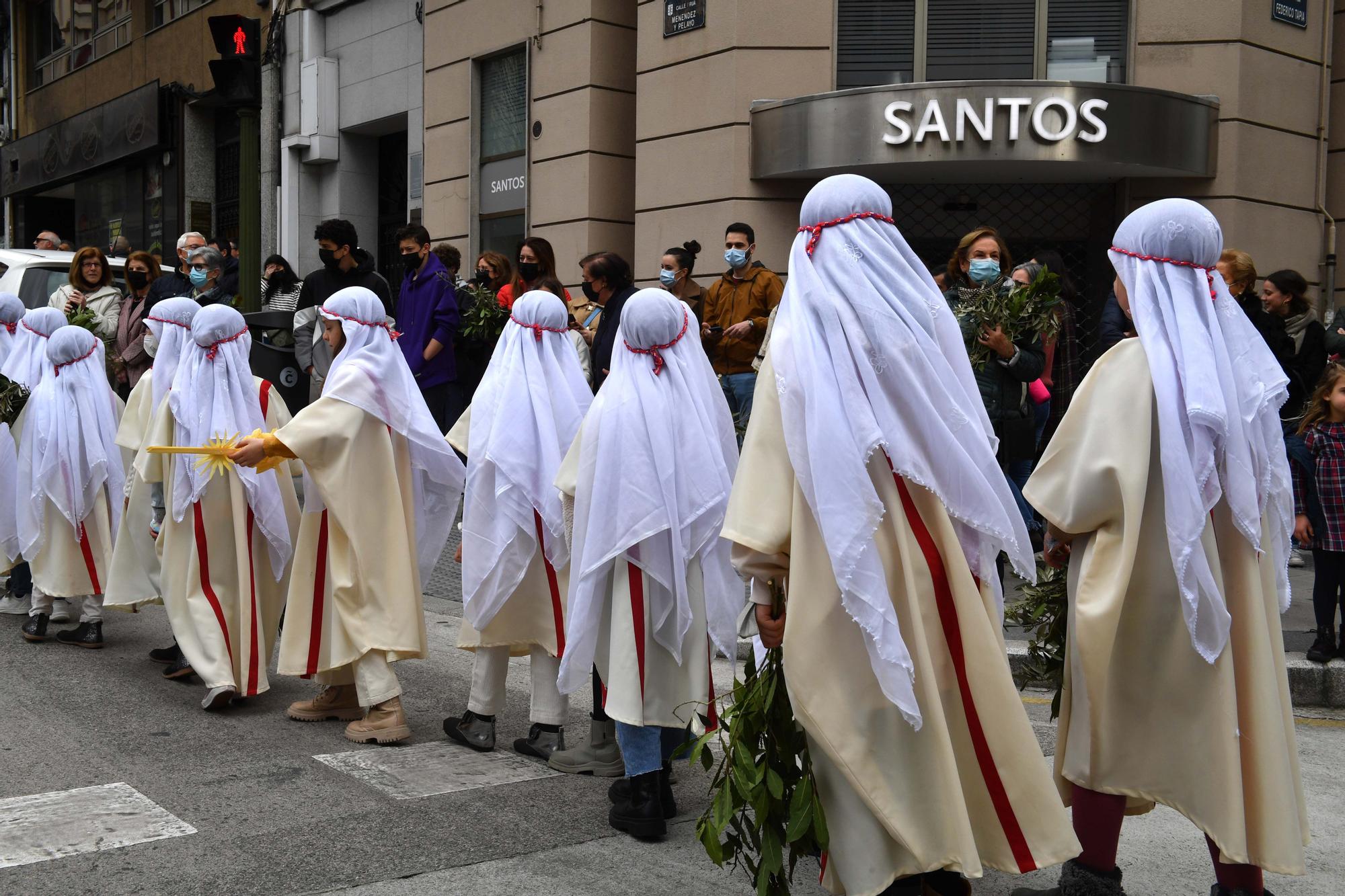 La procesión de la borriquilla en A Coruña