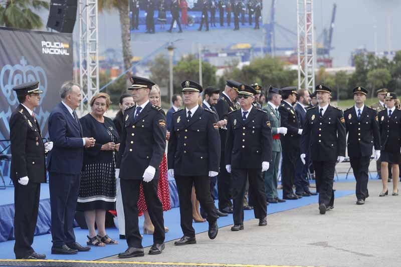 Celebración del día de la Policía Nacional en València