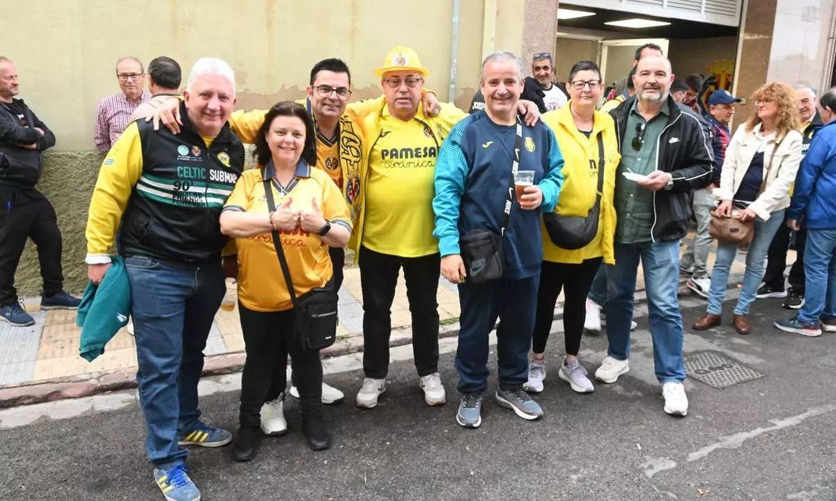 La afición del Villarreal disfrutó en la previa del partido ante el Levante en la sede de la Agrupació de Penyes (APV).