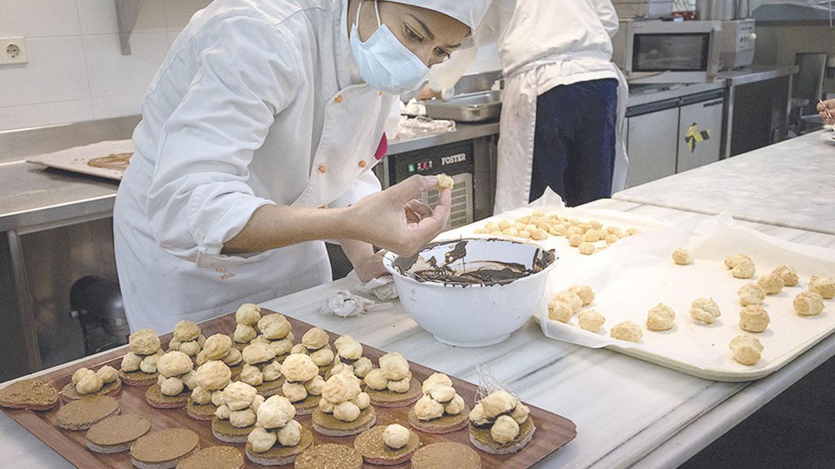 La pastelería de la Escola d&#039;Hotelería de les Illes Balears