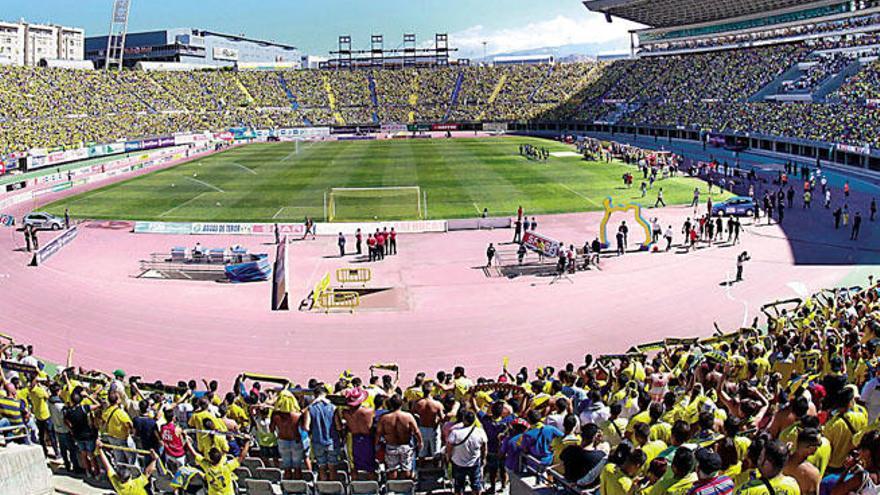 Panorámica del Estadio de Gran Canaria el 22 de junio.