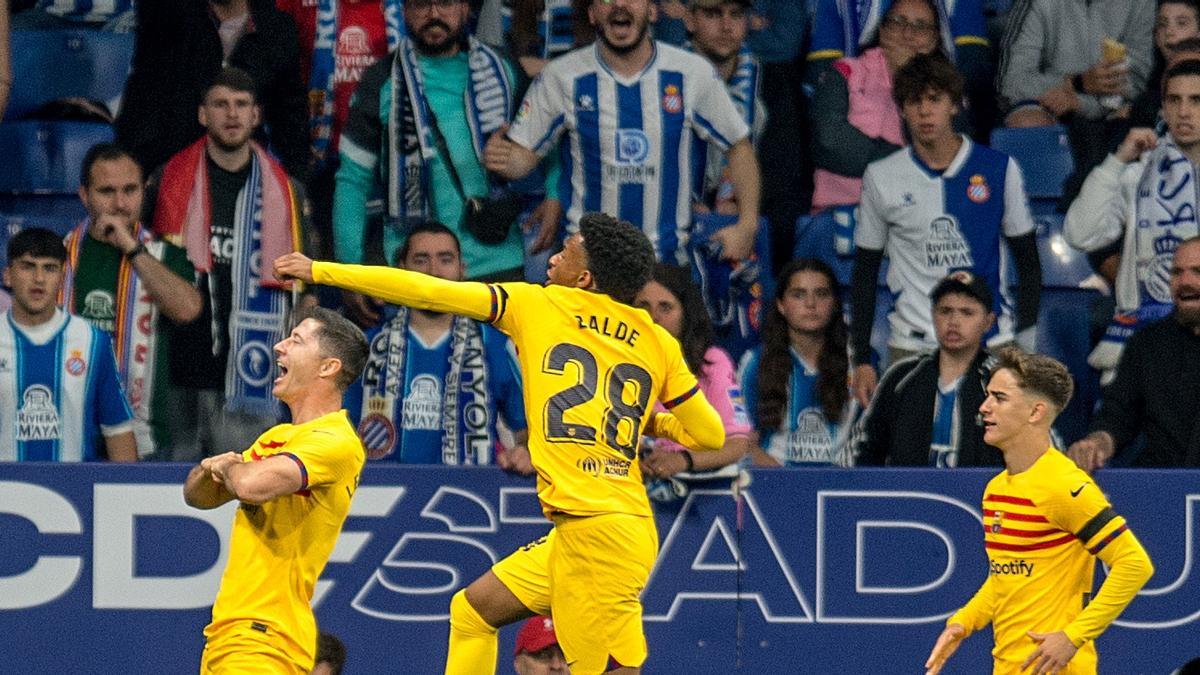 La contracrònica de l’Espanyol-Barça: Balde i Lewandowski fan callar l’univers periquito