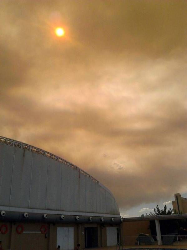 Fotogalería del incendio en Trasobares