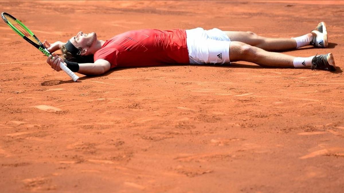 Tsitsipas está viviendo una semana de ensueño en Barcelona