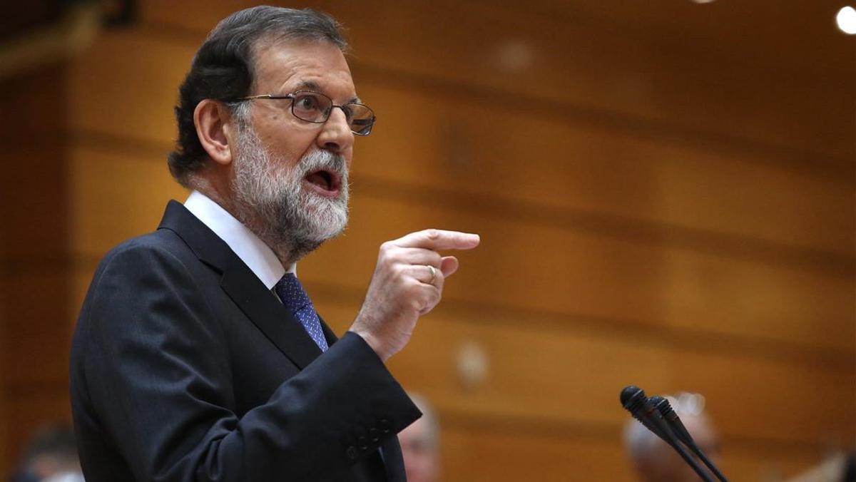  Mariano Rajoy envia un missatge als espanyols després de l’aprovació de les mesures de l’article 155