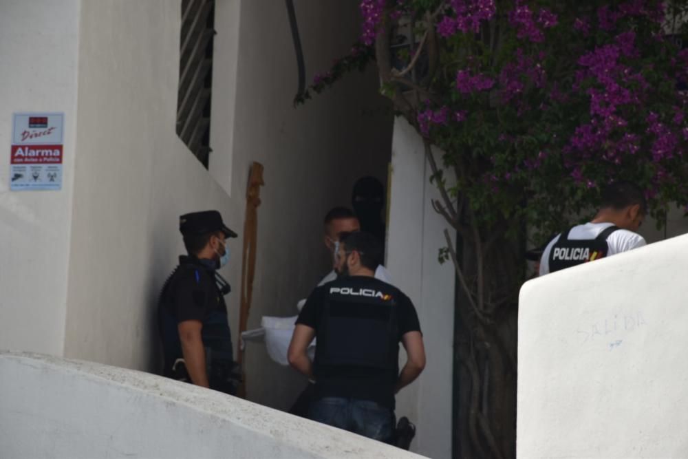 Operación policial en Ibiza contra el tráfico de drogas