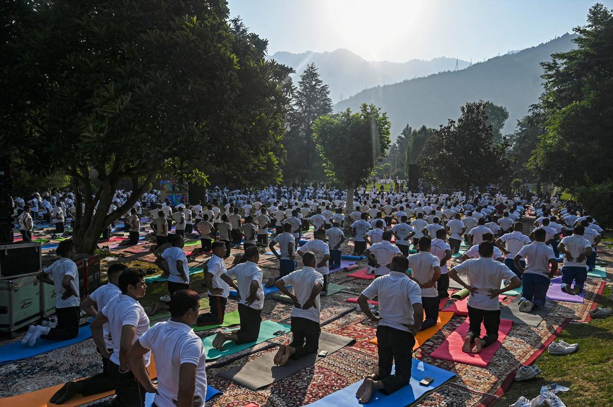 Día Internacional del Yoga en la India