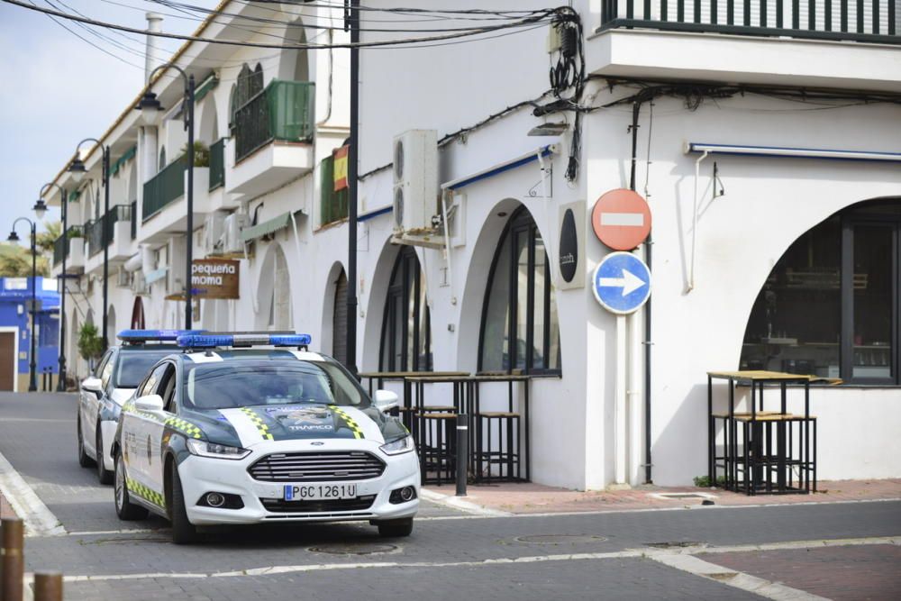 Controles policiales en La Manga