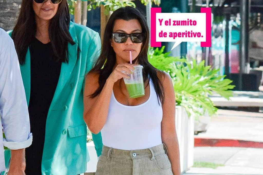 kourtney Kardashian y la receta de pizza de coliflor.