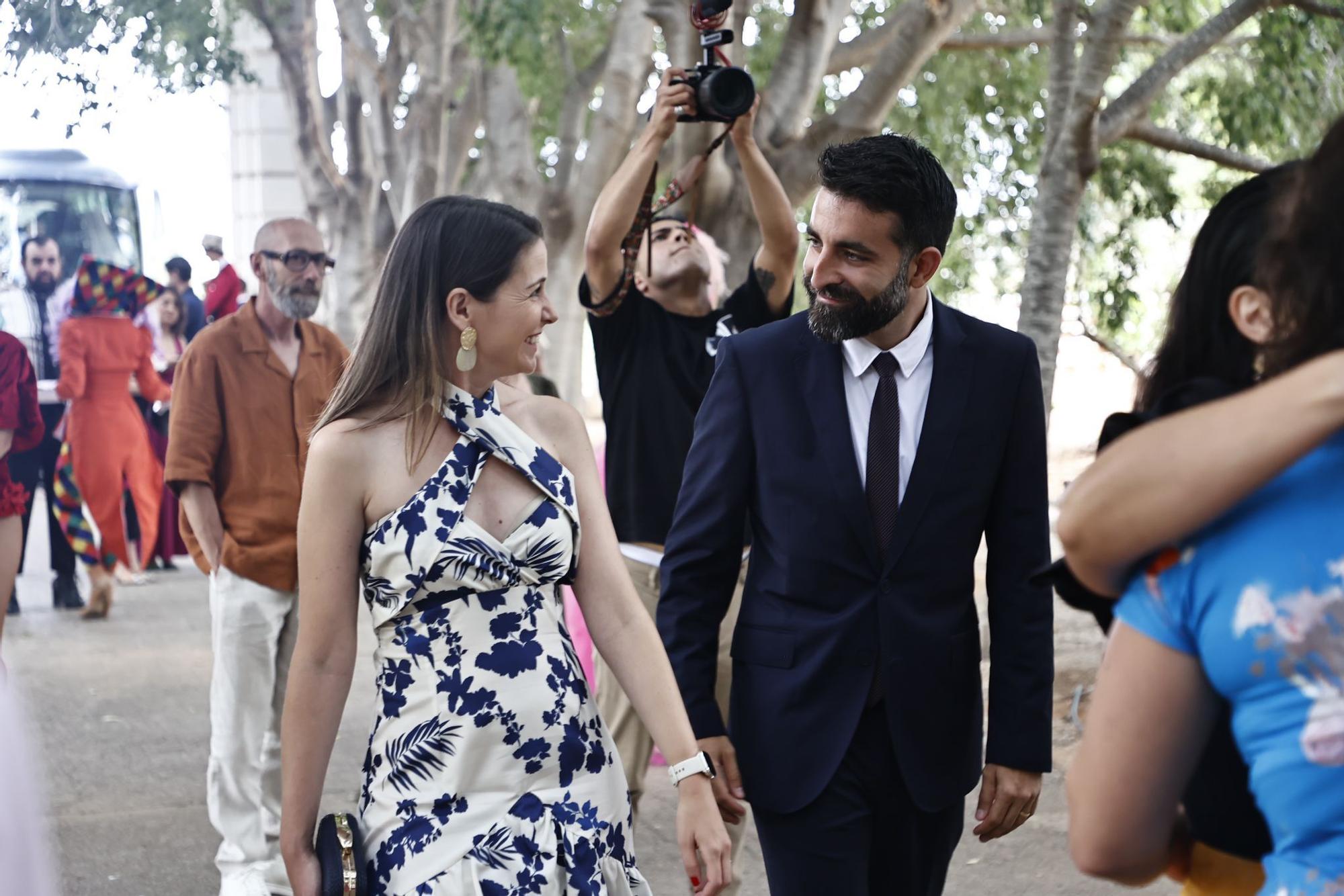 Boda de Nuria Llopis: la alfombra roja