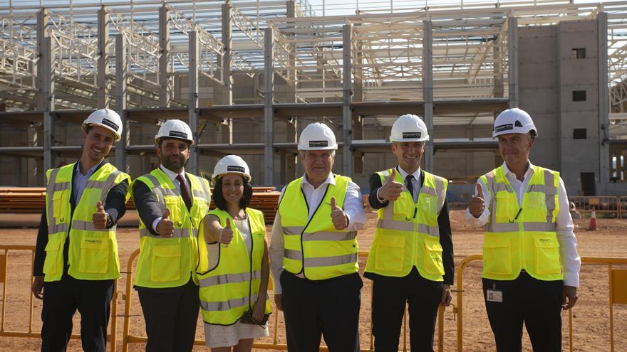 Visita del Ministro de Industria a la futura gigafactoría de Sagunt