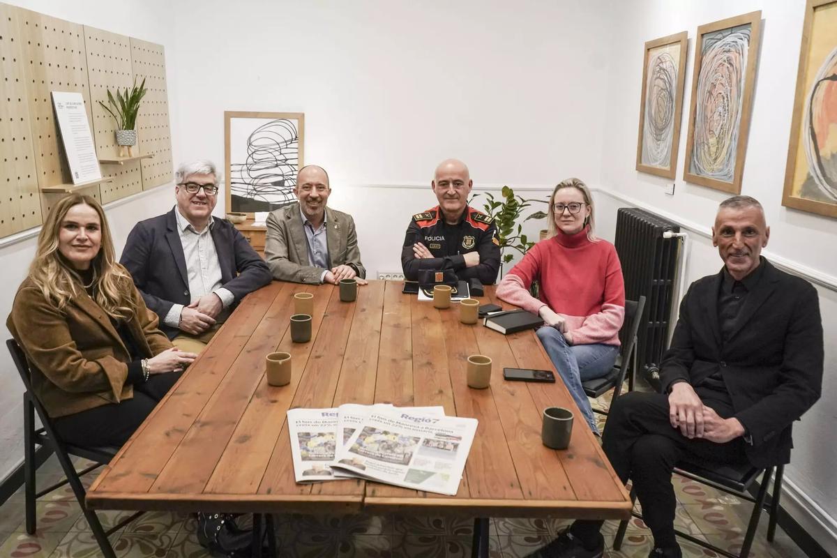 Imagen de la mesa redonda sobre seguridad organizada por Regió7 el año pasado