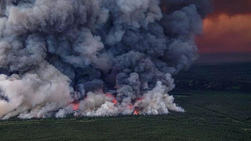 No es calima: es el humo de los incendios de Canadá, que llega hasta España