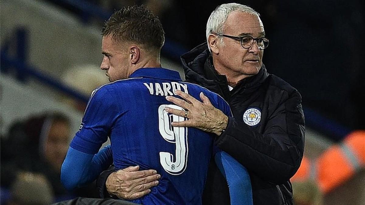 Vardy denunció haber sido amenazado por el despido de Ranieri