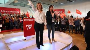 En imágenes | Mitin de Pilar Alegría en el Palacio de Congresos de Zaragoza