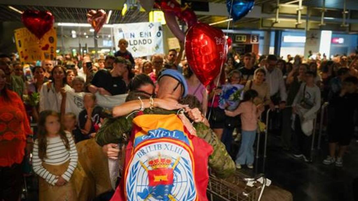 El último contingente de la Brigada Canarias XLIII regresa del Líbano