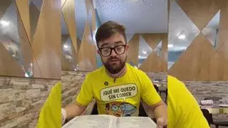 Cocituber, más que satisfecho en su primera visita a Extremadura: "Se come de diez aquí"