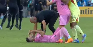 Jordi Alba no pudo contener las lágrimas con el 3-1: el abrazo más emotivo con Mascherano