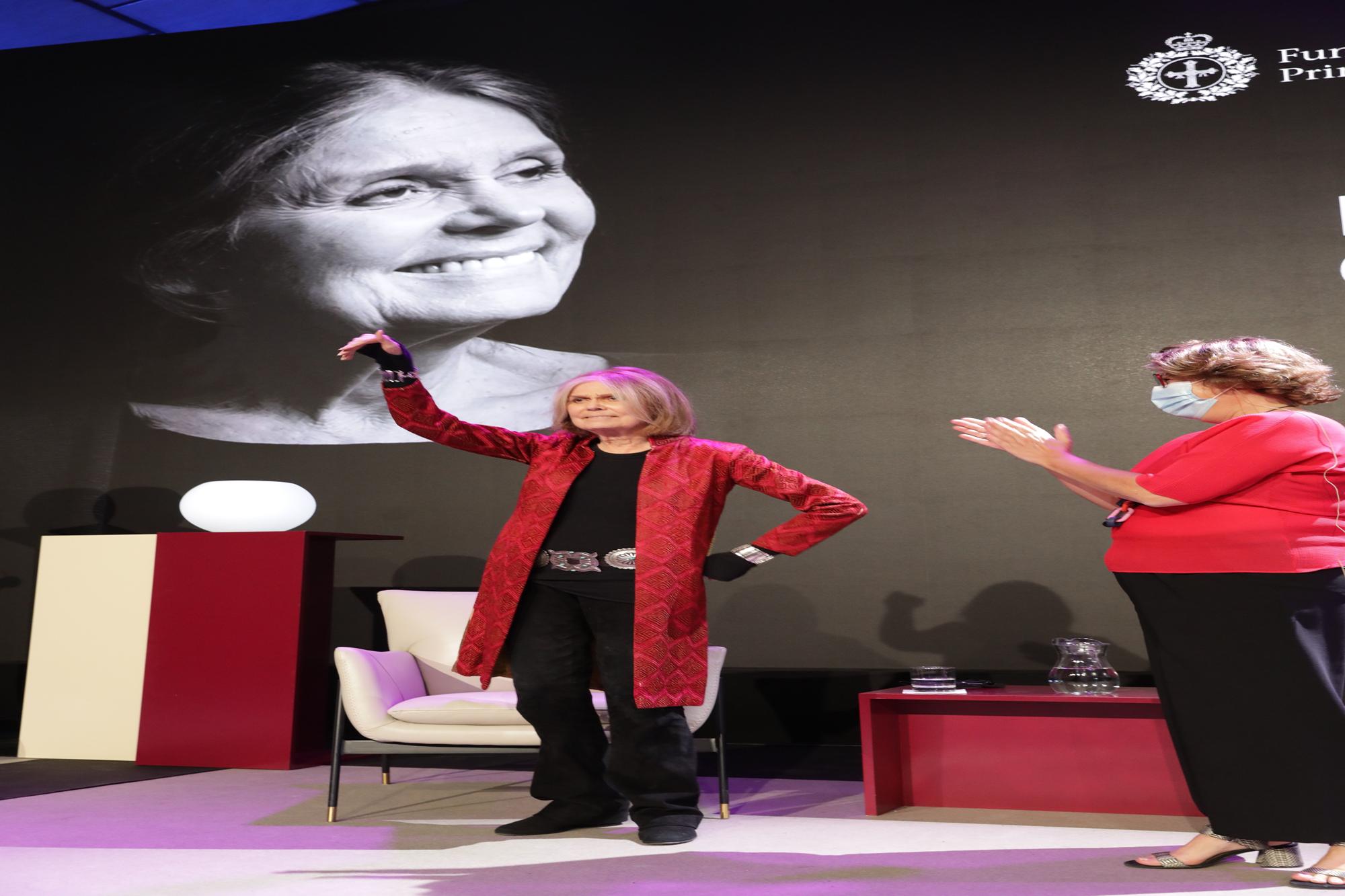 Gloria Steinem, en La Vega: "Con 87 años he conseguido la libertad"