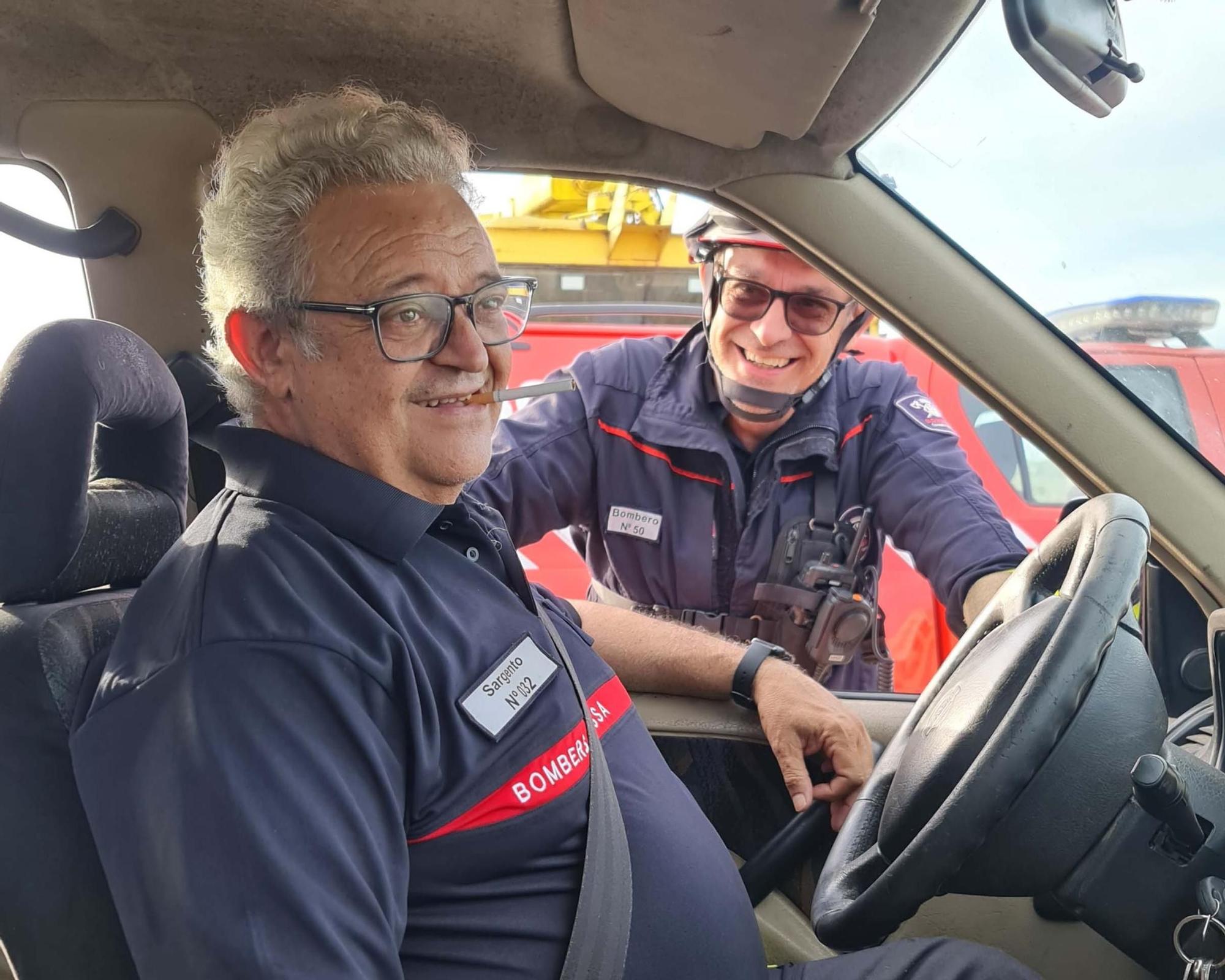 Imágenes de Bruno Roig Ribas, bombero de Ibiza que se jubila