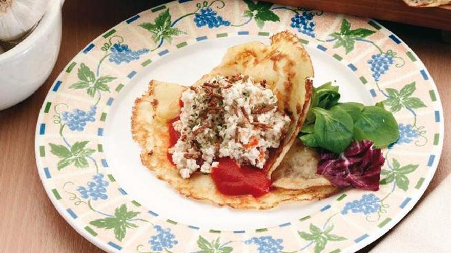 Tortillas rellenas.