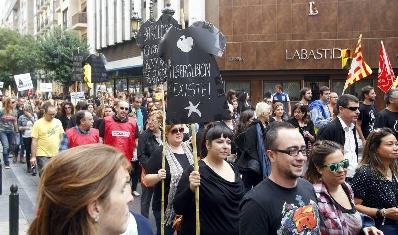 Las protestas de la plantilla de Iberalbión