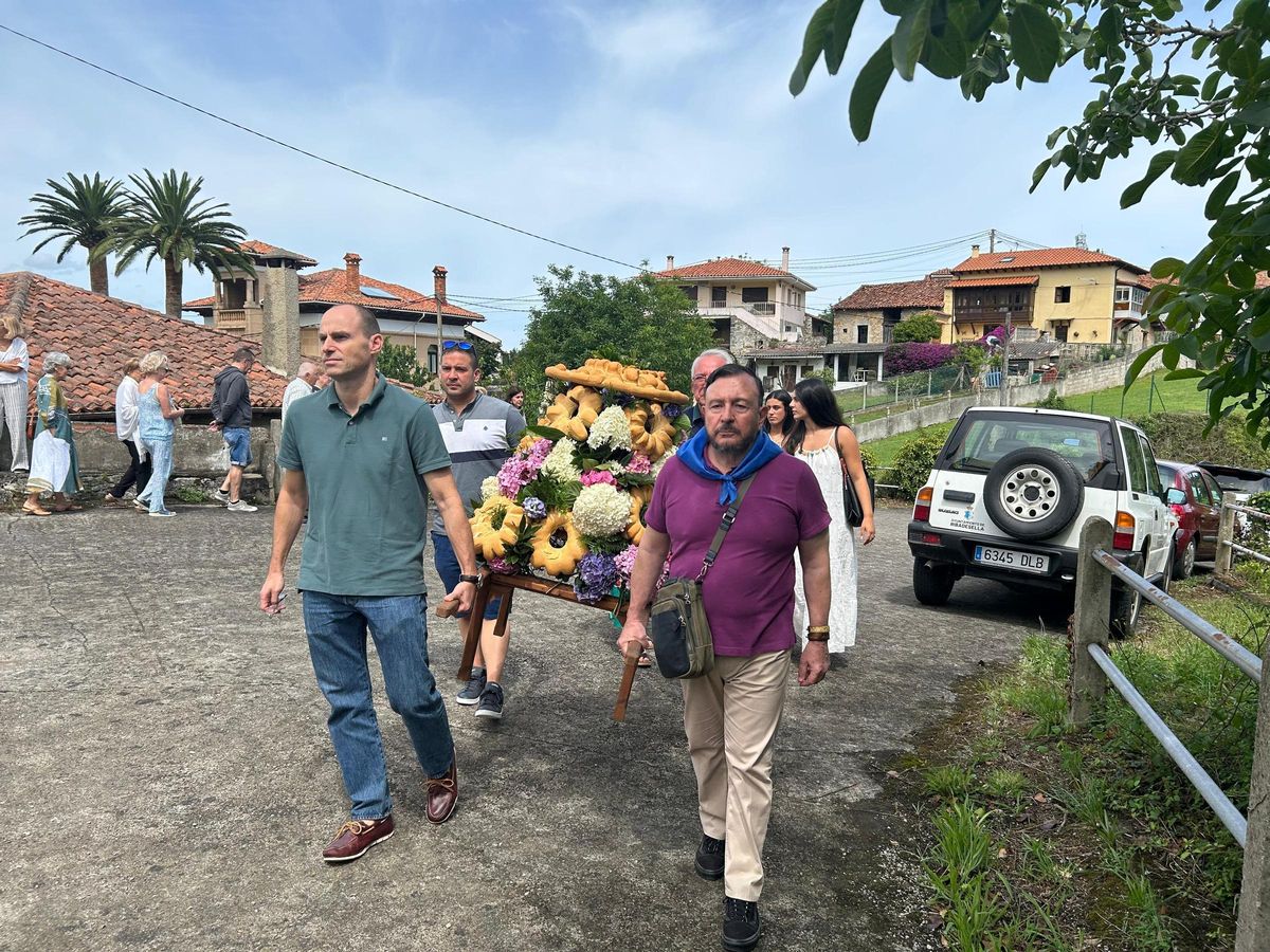 El ramu de la fiesta de Berbes.