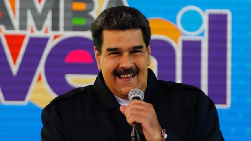 Nicolás Maduro, en un acto este sábado en Caracas.