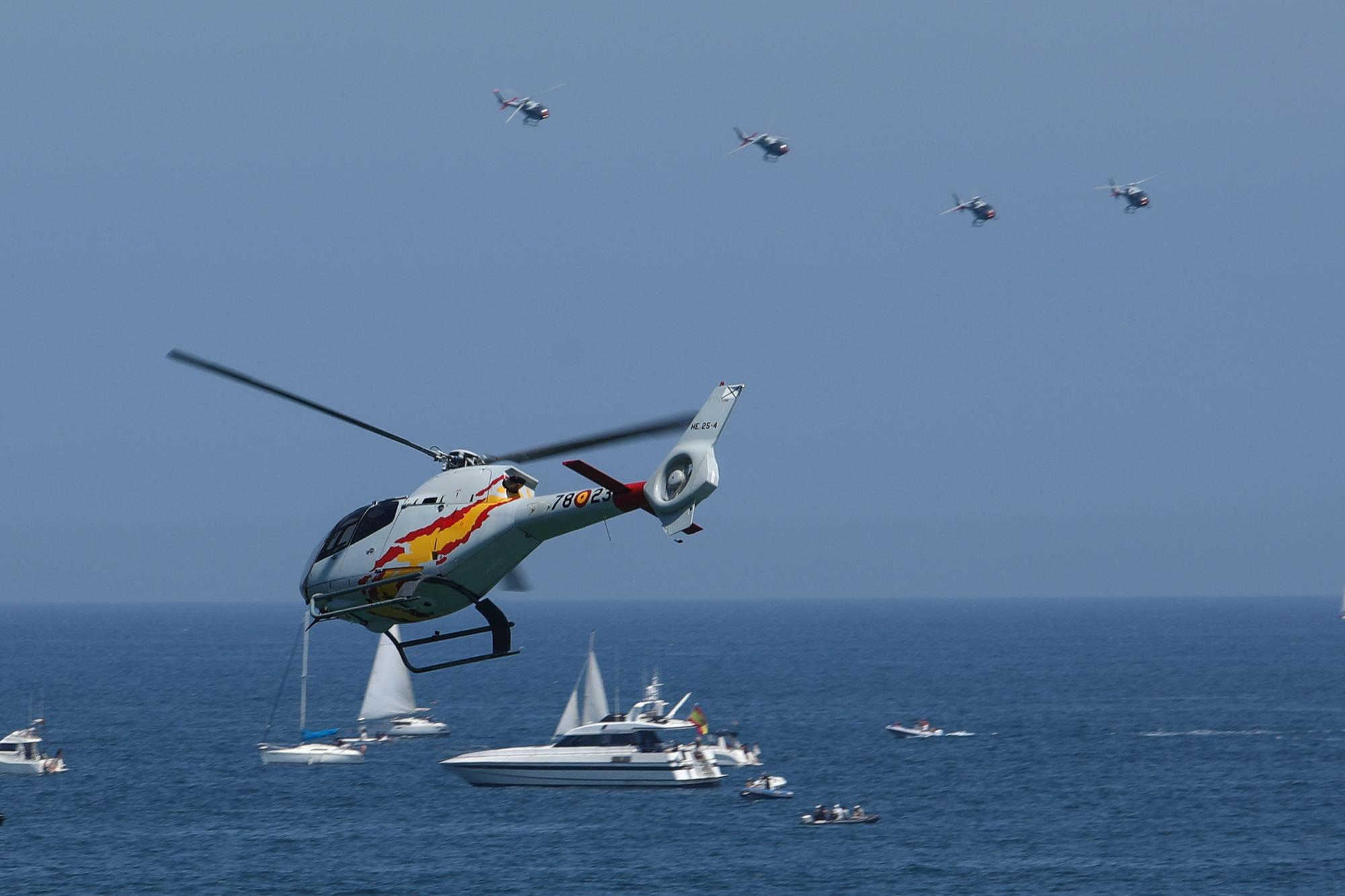 En imágenes: Espectacular y multitudinario regreso del festival aéreo en Gijón