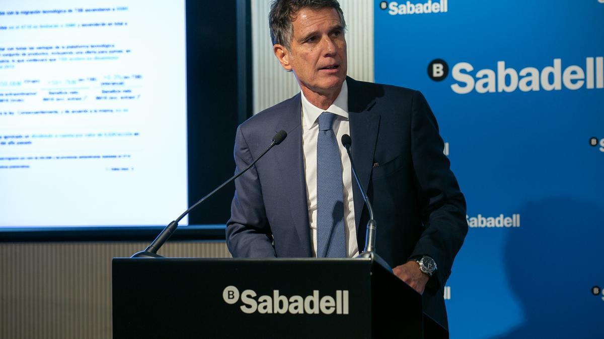 El todavía consejero delegado del Sabadell, Jaume Guardiola.