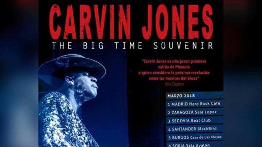 El artista Carvin Jones visita la Sala Aftasí para presentar su disco