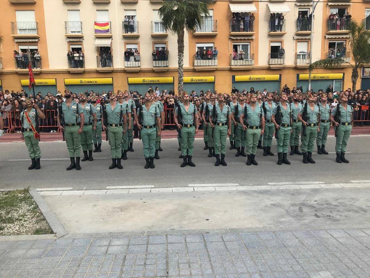 La Legión tiene una estrecha relación con la cofradía de la Virgen de las Angustias Coronada.