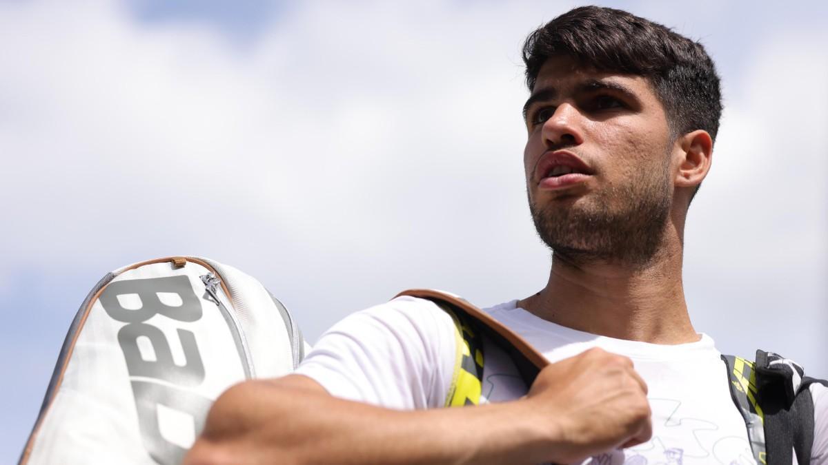 Alcaraz, en Wimbledon