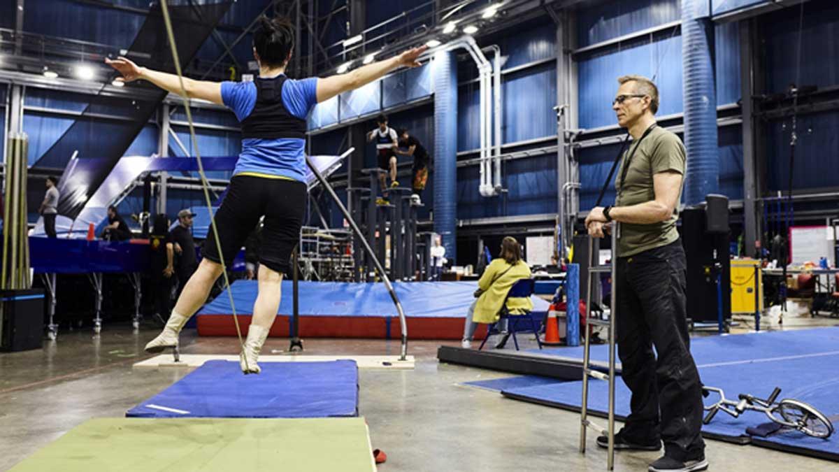 Ensayos del espectáculo ’Messi10’ de Cirque du Soleil en Montreal.