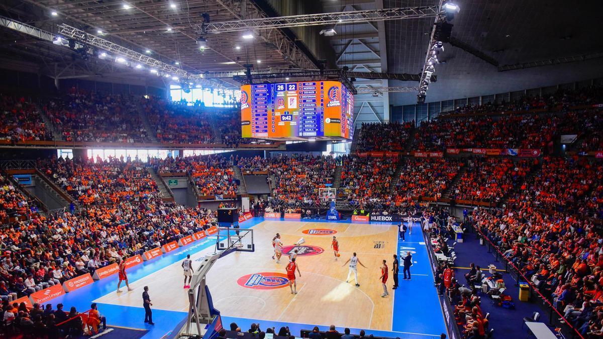 El Coliseum, a rebosar en el partido contra el Obradoiro esta temporada.