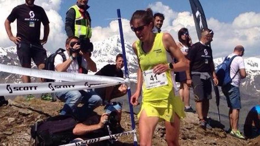 Laura Orgué, en una cursa de quilòmetre vertical als Dolomites