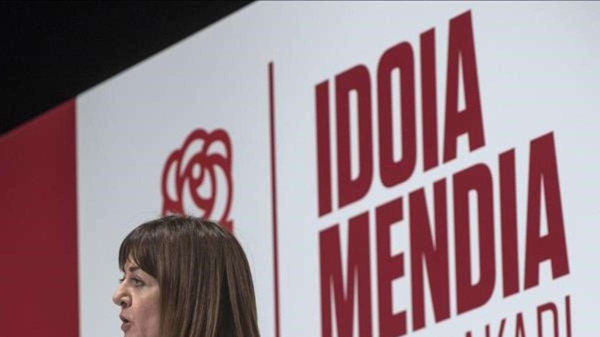Idoia Mendia, secretaria general de los socialistas vascos.