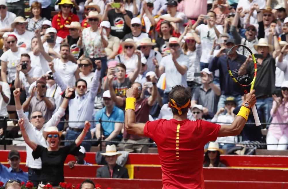 Nadal empata la eliminatoria