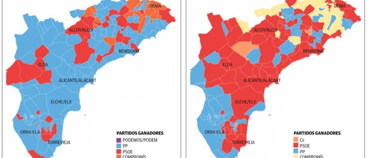 Sánchez supera en más de 40.000 votos a Puig en la provincia