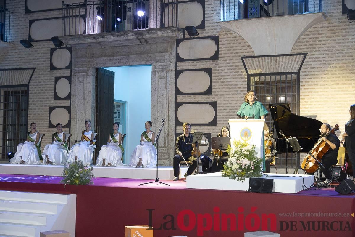 Así se ha vivido el pregón y la coronación de la reina de las Fiestas de Cehegín