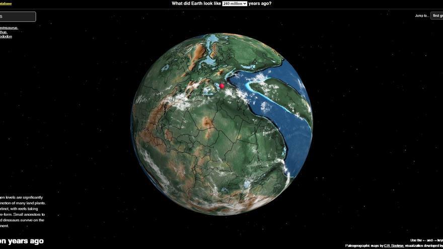 On estava la teva ciutat a l&#039;era dels dinosaures? Comprova-ho amb un clic